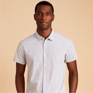 Ted Baker Men Size 3 Button Down Light Blue Shirt